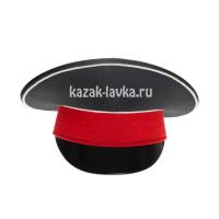 Фуражка кадетская черная, белый кант