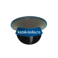 Фуражка казачья оливковая тулья, синий околыш