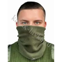 Бафф оливковый, теплый из флиса