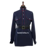 Гимнастерка синяя красный кант, полушерсть