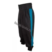 Шаровары казачьи синие синий лампас, п/ш