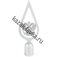 Навершие герб России пластик серебро