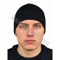 Мужская шапка черная