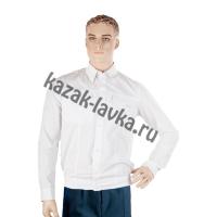 Рубашка форменная н/обр., белая с длинным рукавом