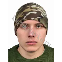 Зимняя комуфляжная шапка из флиса (мультикам)