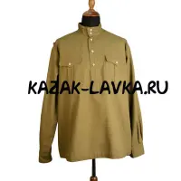 Рубаха гимнастическая летняя для нижних чинов пехоты с бантовыми карманами неуставного образца 1913 г
