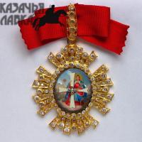 Копия Ордена Святой Екатерины 2-ой степени (в технике скани со стразами)