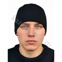 Мужская шапка из полушерсти