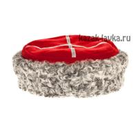 Кубанка каракуль серый, низкая