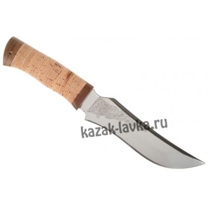 Нож Буран-1 (сталь ЭИ107-нерж.,береста)