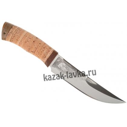 Нож Чухонь (сталь ЭИ107-нерж.,береста)