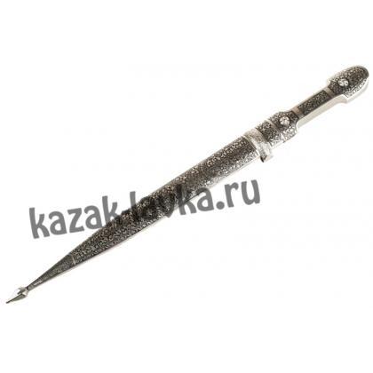 Кинжал кавказский металл ножны лакированный3