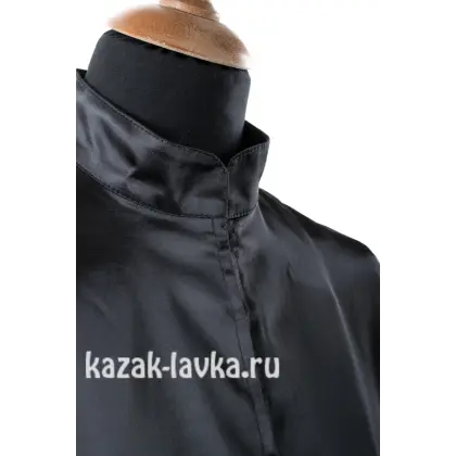 Бешмет традиционный, черный крепсатин_2