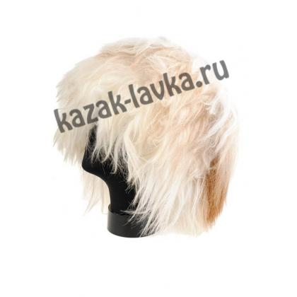 Папаха горская овчина белая длинный ворс2