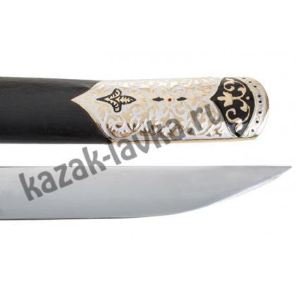Шашка кавказская Офицерская кожаные ножны эмаль2