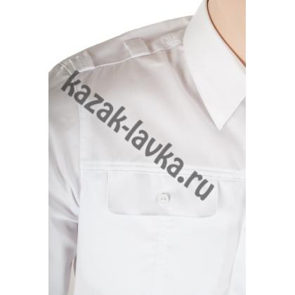 Рубашка форменная нобр белая с длинным рукавом2