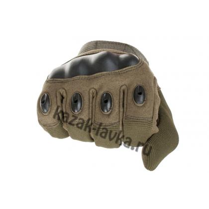 Перчатки тактические зимние OAKLEY c кевларом оливк._2