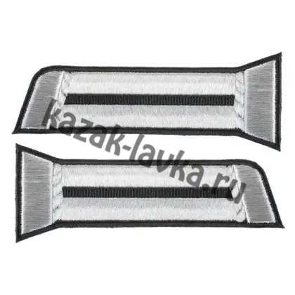 Нашивка на воротник 3-й вар черн