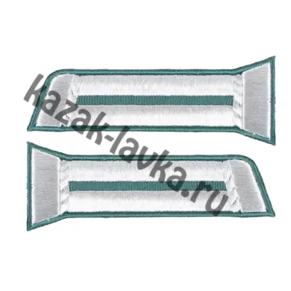 Нашивка на воротник 3 й вар темн зел